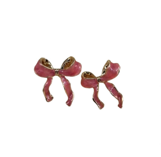 ROSE BOW STUDS